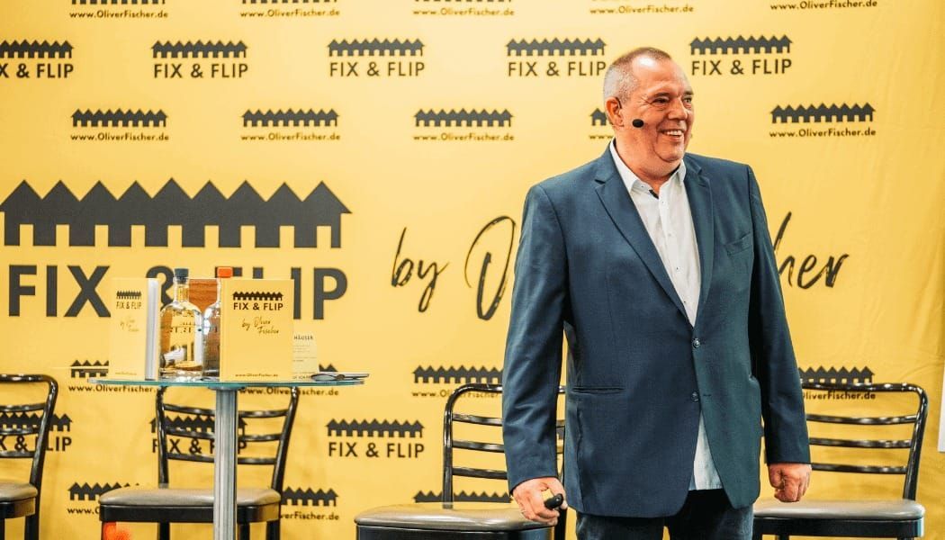 Oliver Fischer auf der Bühne