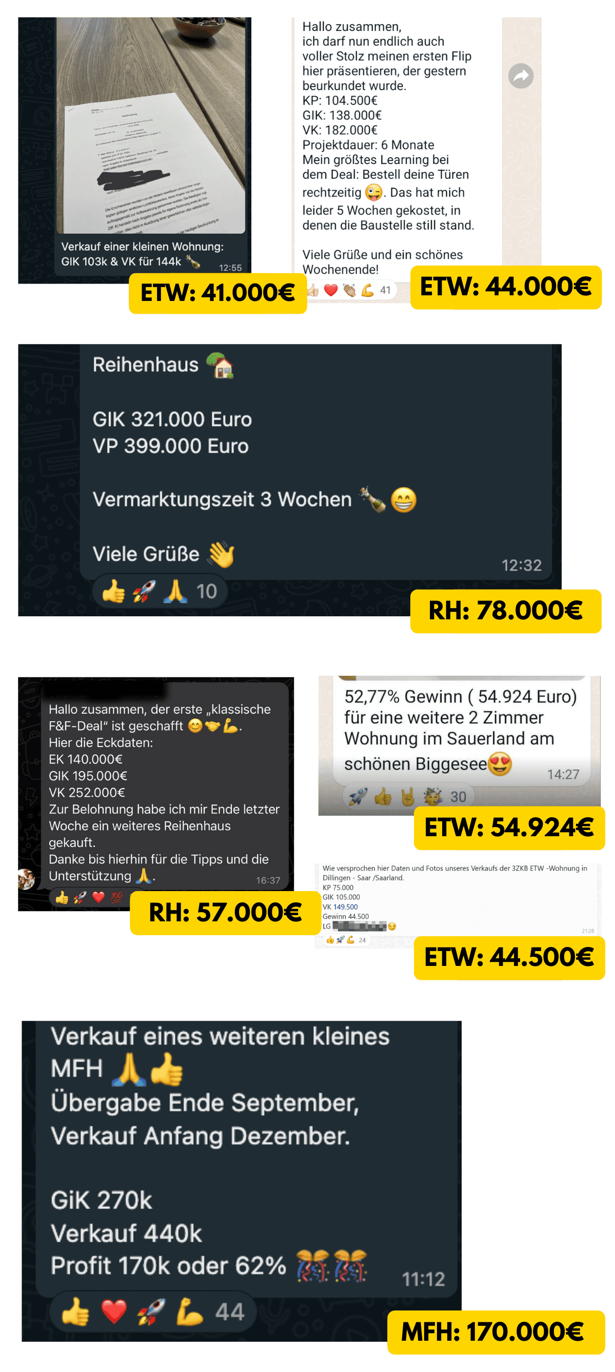 Echte FIX&FLIP Beispiel-Deals